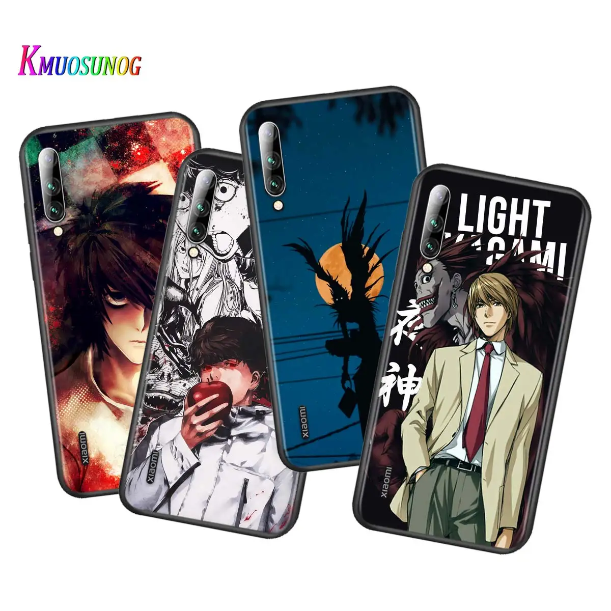 

Silicone Cover Anime death note for Xiaomi Mi 10 9T CC9 Pro Note 10 9 SE 8 A3 A2 A1 Lite Play Mix 3 Black Phone Case