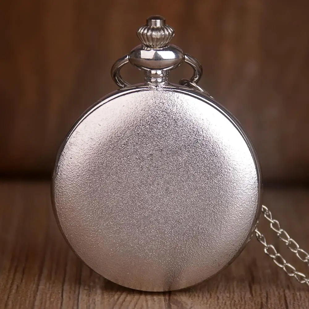 Новый лучший подарок для папы детей модные кварцевые карманные часы мужчин кулон