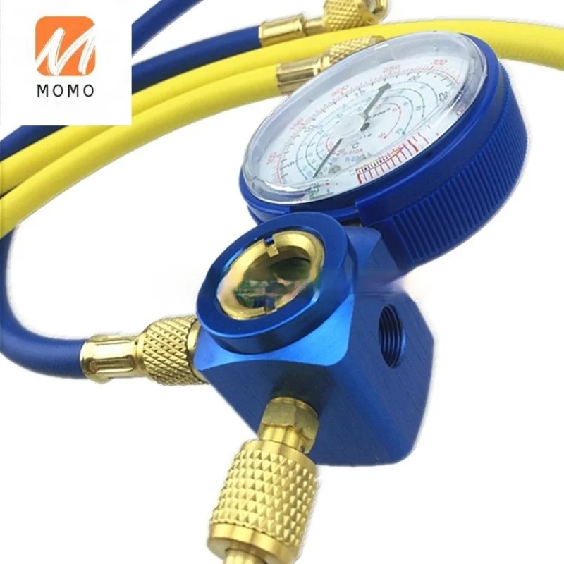 

r410a r502 single pressure gauge vacuum pumps refrigeration 134a manifold gauge set