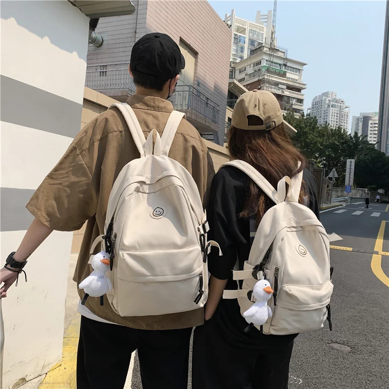 new multi pocket female backpack book school bag for teenage girls boys student womens travel rucksack small or big size free global shipping