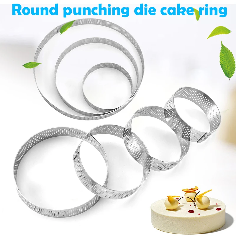 Round Cake Mold Mousse Ring Cutter Circle Slicer Mould Breathable Kitchen Tool BJStore | Дом и сад