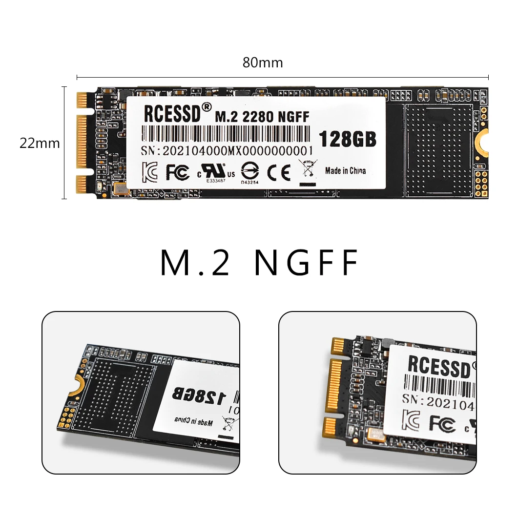Твердотельный накопитель RCESSD M.2 ssd M2 128 ГБ NGFF 2280 512 ТБ внутренний жесткий диск hdd SSD