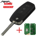 Jingyuqin 433 МГц ID63 40 бит 80 бит 3 кнопки бесключевого доступа DIY для Ford Fusion Focus Mondeo Fiesta Galaxy HU101 Blade