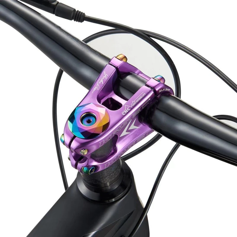 

MTB Mountain Bike Handlebar Stem Aluminium Short Bar Stem for 28.6mm Bicycle Fork BMX DH Cycling Accessories D2TC