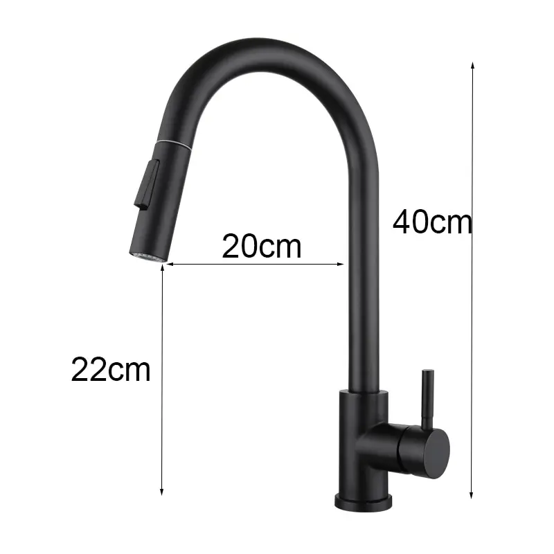 

Polishing Kitchen Faucet Pull Out Kitchen Sink Water Tap Single Handle Rotation Faucets 360 Degree Water Mixer Tap