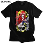 Новинка руруруни Кеншин Футболка мужская из мягкого хлопка Аниме Манга фехтовальщик Самурай х Футболки с круглым вырезом с короткими рукавами футболка для фанатов подарок
