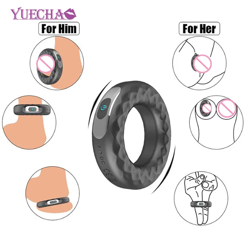 YUECHAO пенис кольцо Вибраторы Силиконовое для пениса дополнительной женской