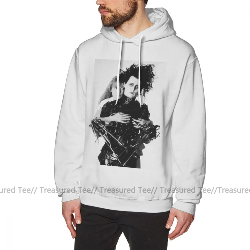 Толстовка Эдварда сissorhands Depp Ryder Edward Scissorhands толстовки мужские повседневные Пуловеры худи хлопковые красные зимние толстовки - Цвет: White