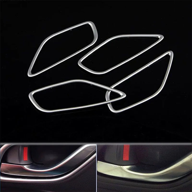 Для Mazda CX-5 CX5 KE 2012-2016 хромированная внутренняя дверная ручка отделка украшение