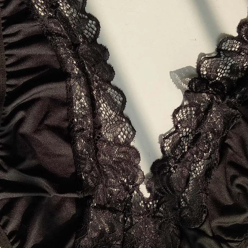 Сексуальное женское нижнее белье с глубоким v-образным вырезом ночное ночная