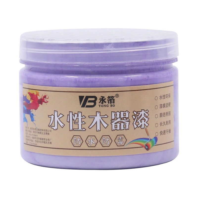 Фиолетовая краска на водной основе для деревообработки акриловый лак дерева