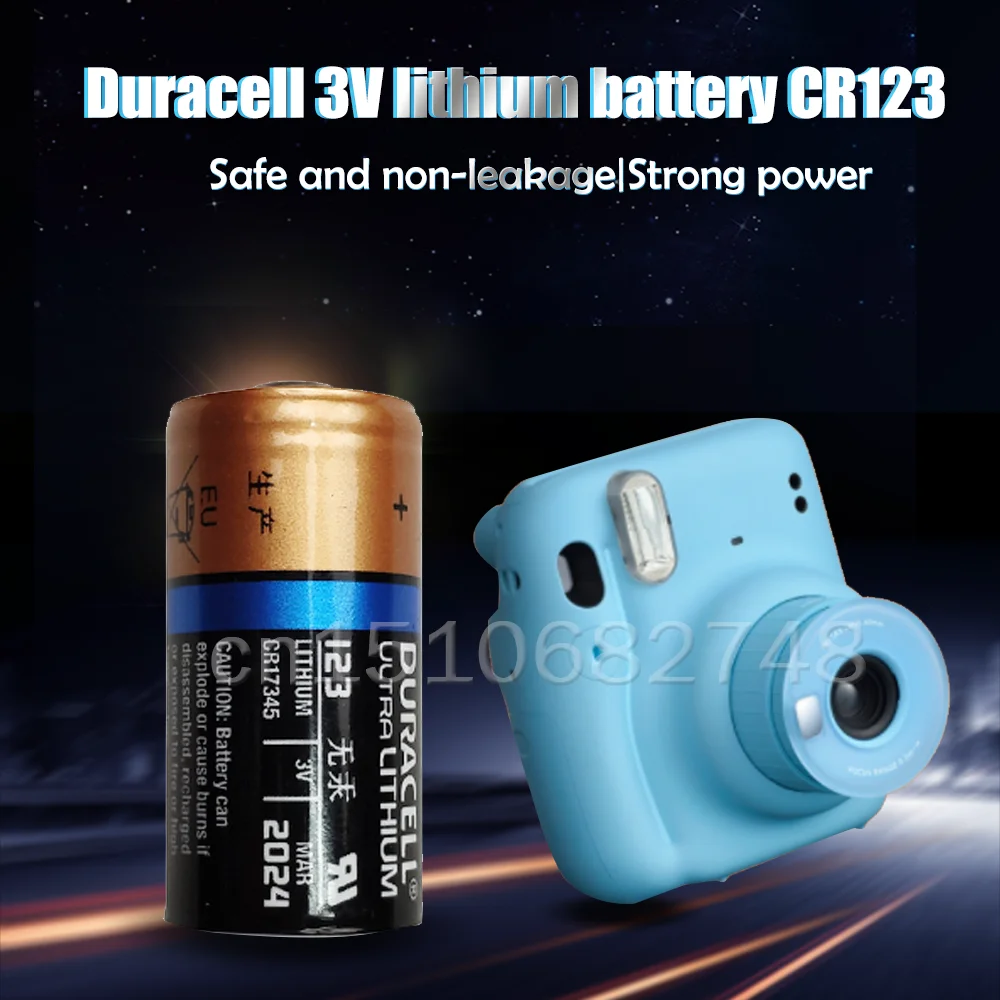 4 шт. оригинальный DURACELL CR123A CR123 123A 123 CR17345 3V литиевая Батарея для Камера дверной