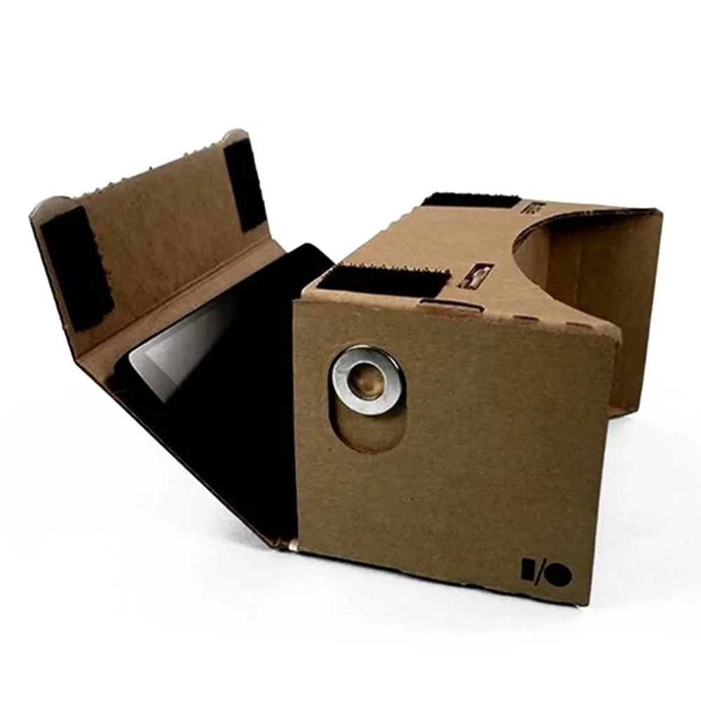 Ультрапрозрачные Очки виртуальной реальности Google Cardboard высокое качество DIY 3D VR