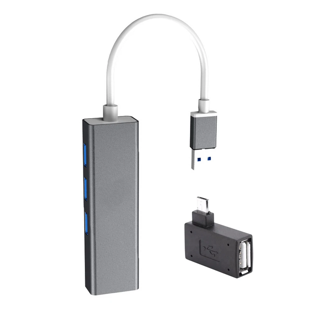 

3-портовый многопортовый расширитель концентратор переключатель USB Lan Ethernet OTG адаптер Сетевая карта USB кабель для ТВ-флешки клавиатуры