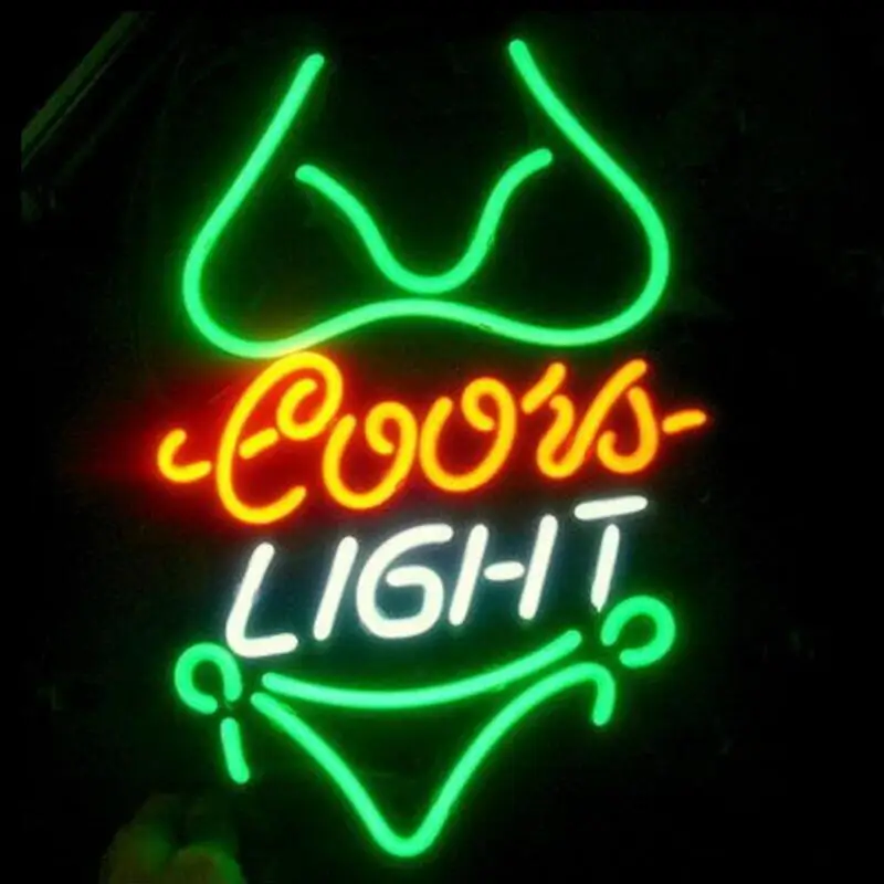 

Неоновая высветильник ка Coors светильник Светло-зеленое стекло для бикини