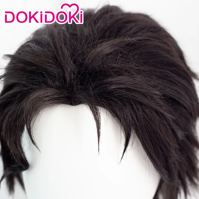 На складе парик Куджо Джотаро DokiDoki Anime JoJo's Bizarre Adventure Cosplay Мужская шляпа.