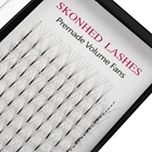 3D  10D Накладные ресницы с длинным стержнем, готовые российские объемные вееры, полуперманентные завитые Ресницы C D, искусственные ресницы для наращивания, искусственные ресницы