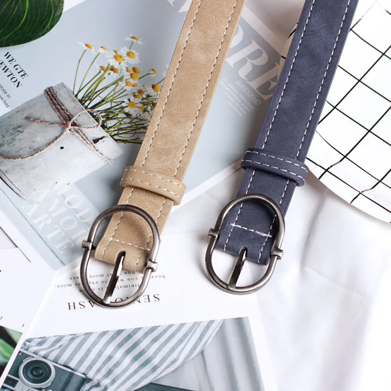 Ремень с пряжкой Женский широкий пояс для джинсов чёрный/чёрный роскошный