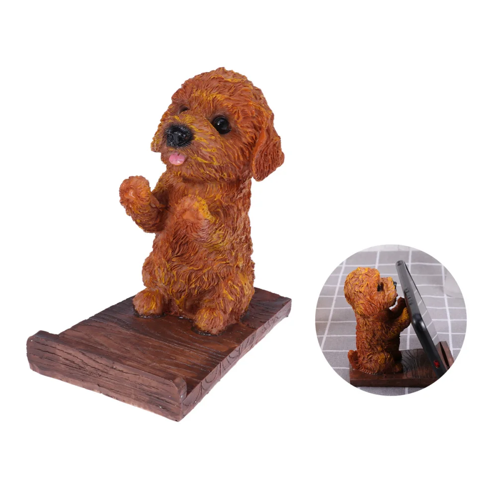 Тедди собака сотовый телефон стенд Милая животное кронштейн для сотового