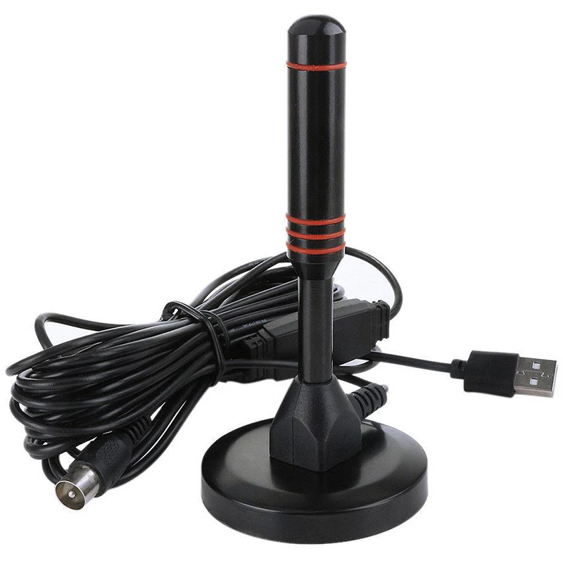 Цифровая ТВ антенна HD для помещений усиленная с радиусом действия 200 миль VHF UHF