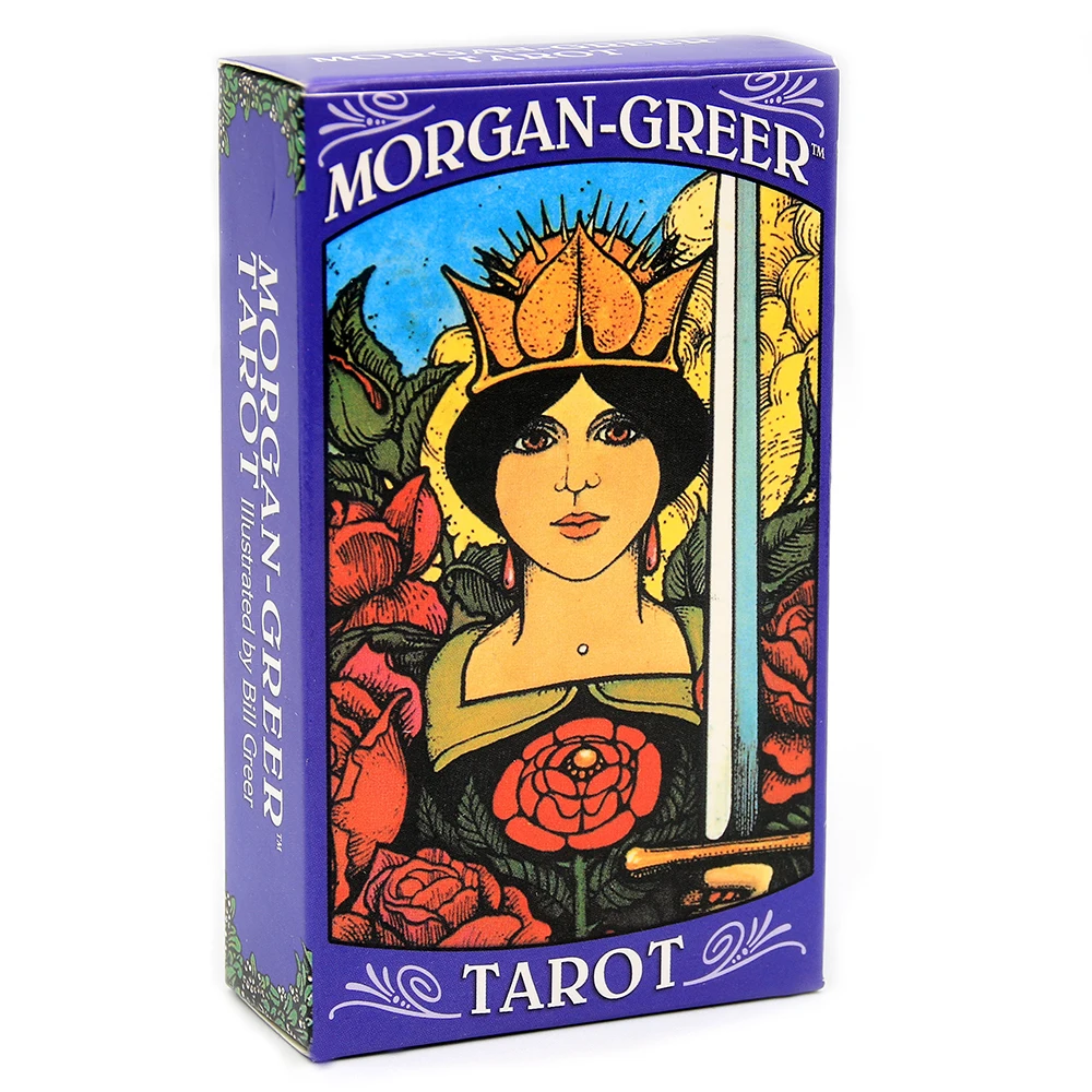 78 шт. английские карточки Morgan Greer Tarot Deck Bill F основанные на Rider Waite игра игрушка