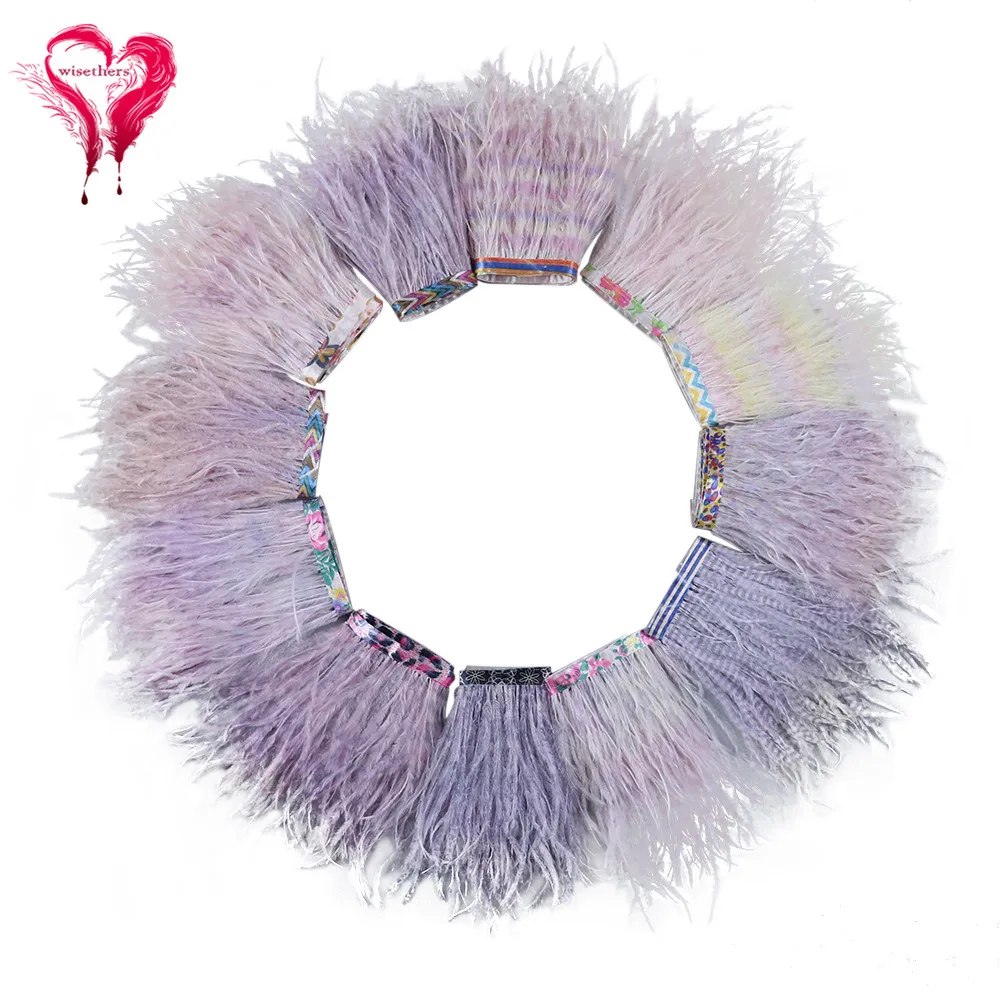 Новинка отделка страусиными перьями бахрома настоящая из перьев 10 15 см свадебное