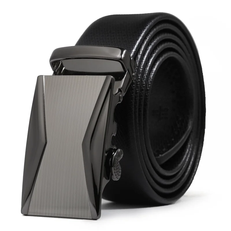 Новые модные дизайнерские ремни для мужчин раздвижная Пряжка храповик мужской