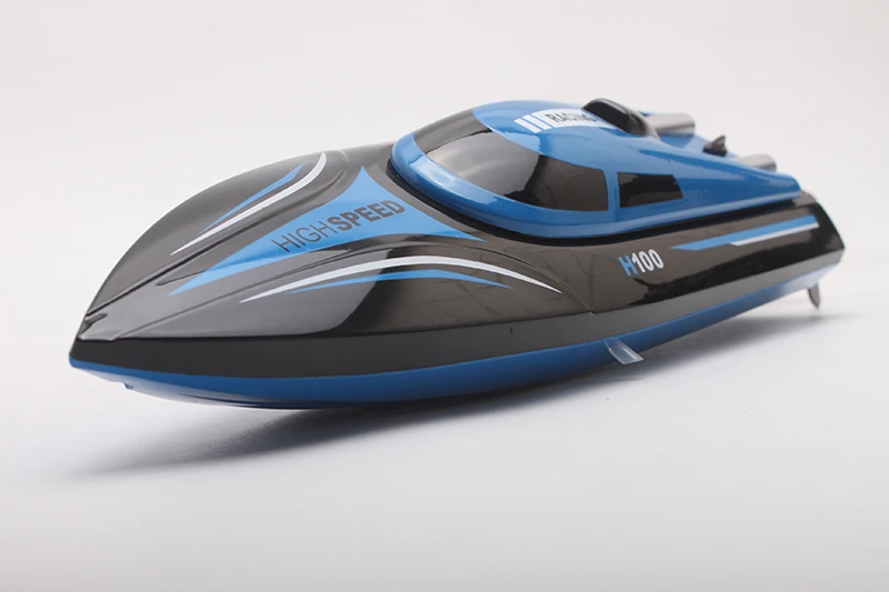 Рождественская игрушка TKKJ H100 2,4G RC лодка 180 градусов флип высокоскоростная электрическая RC гоночная лодка для бассейнов озера и приключений на открытом воздухе