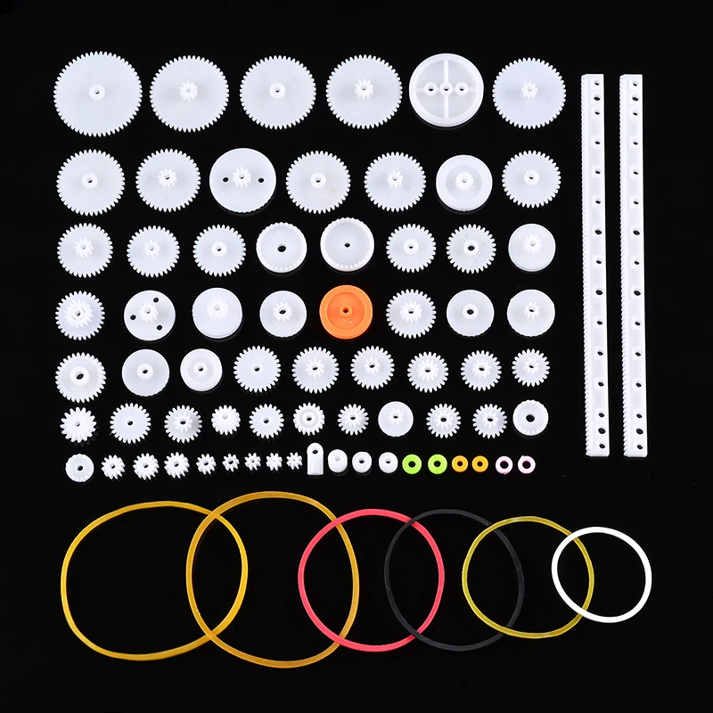 75 шт. Пластик Шестерни стеллаж для выставки товаров шкив ремень червячная