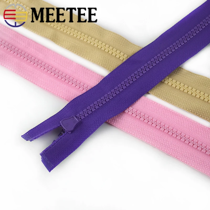 Meetee 4 шт. 55 см 90 5 # полимерная длинная молния с открытым концом мешки пальто