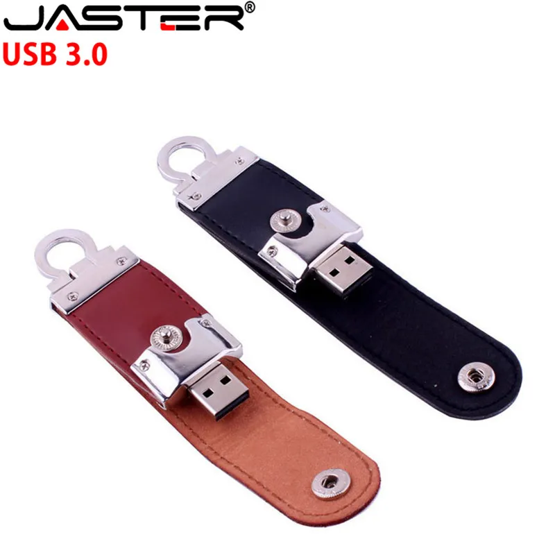 Изготовленный на заказ логотип кожа флеш накопитель USB 3 0 4GB/8GB/16GB/32GB/64GB 128GB цепочка