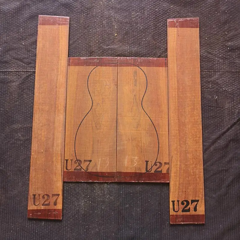 Южная Америка импортированная Гавайская гитара cocobolo гитара из твердой древесины задняя боковая панель шпон гитара материал для изготовления аксессуаров