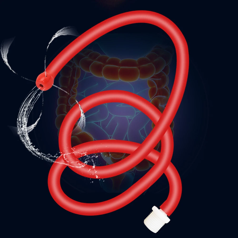 Мягкая силиконовая трубка 50/100 см для мужчин анальная очистка Душ биде