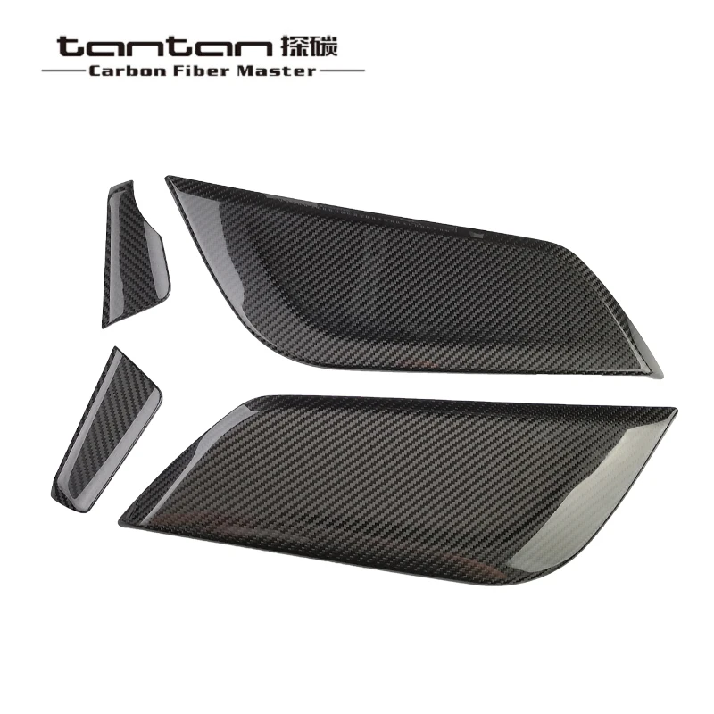 

Central Control Panel Both Sides Gear Trim Tantan Carbon Fiber Parts Applicable For Ford Mustang Interior Accessories Stickers