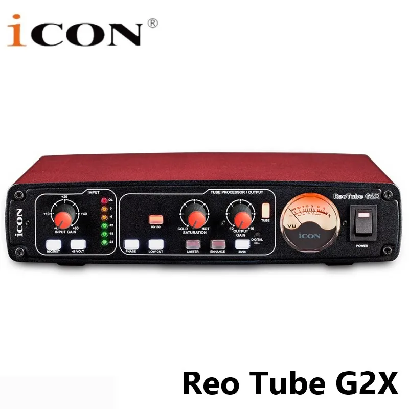 Оригинальный профессиональный трубчатый микрофонный усилитель ICON ReoTube G2X