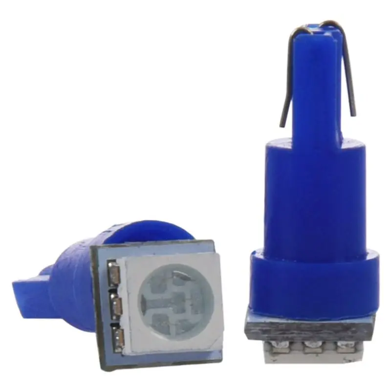 10x T5 286 74 76 приборной панели датчик 0 4 W 1 светодиодный 5050 SMD Speedo Wedge Bulb огни |