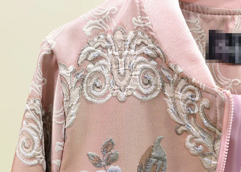 Autumn Winter Hot Sale Fashion Runway Designer Outwear Women Elegant Floral Embroidery Hollow Out Luxury Coat Short Jacket