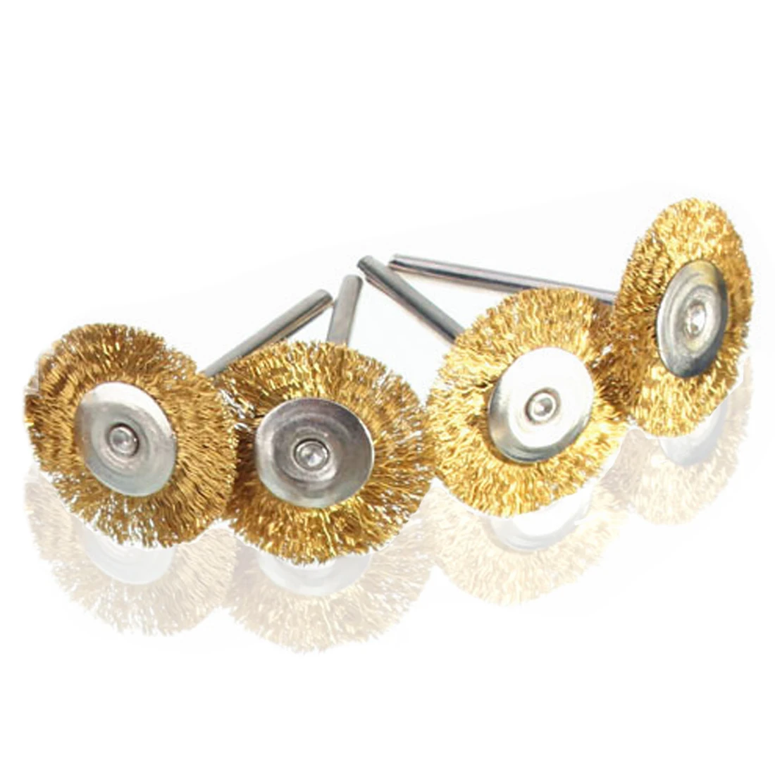 25 мм 16 шт Стальная проволока колеса кисть дремель роторный инструмент для