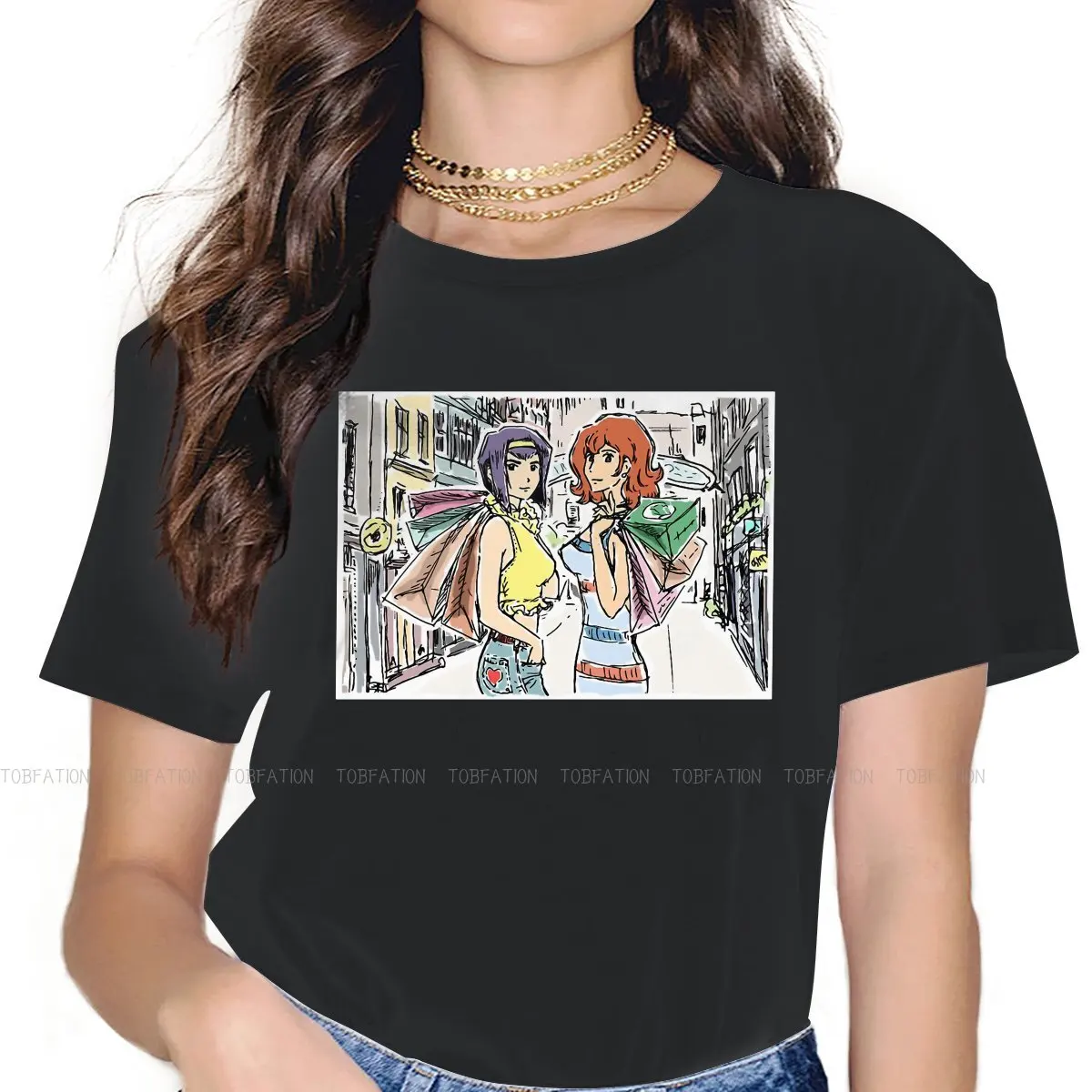 

Lupin, третий Daisuke Jigen, футболка для джентльменов и девушек с изображением кражи из аниме, лучшие женские топы, футболки для девушек, женская фут...