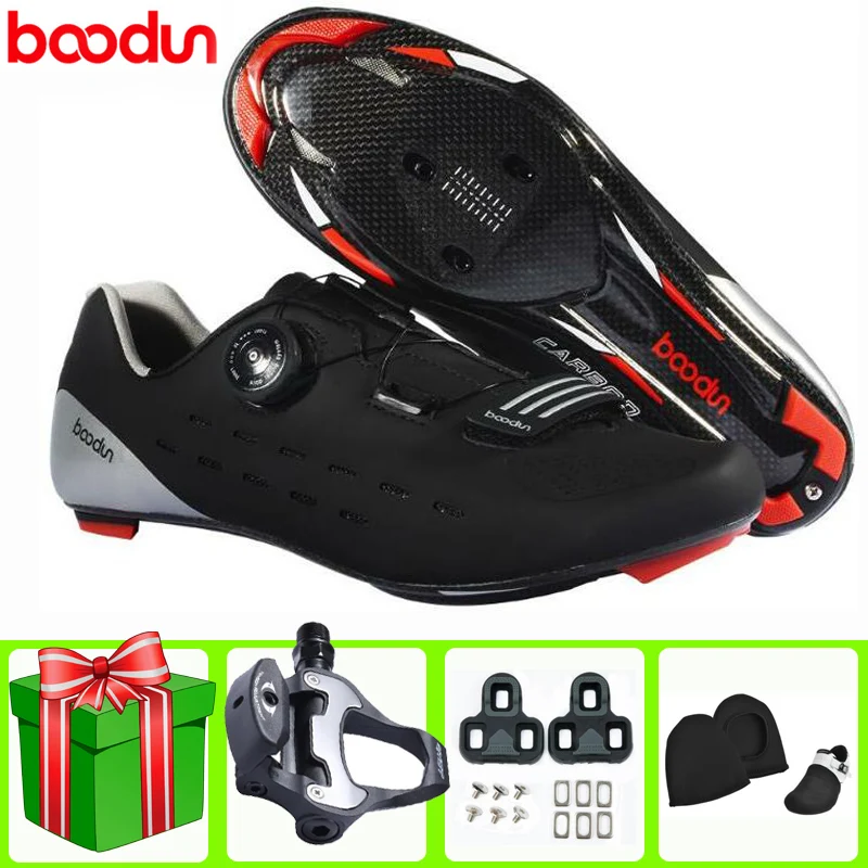 

Boodun Road Cycling Shoes Sapatilha Ciclismo Carbon Fiber Men Sneakers Women Professional Equipment Self-locking Ride Bicicleta