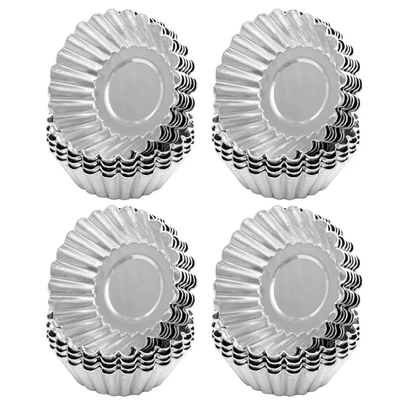 

Egg Tart Mold,Pudding Mold,Egg Tart Mould Reusable,for Cupcake,Pudding,Tart Egg,Muffin,Cookie and Kitchen Baking Tools