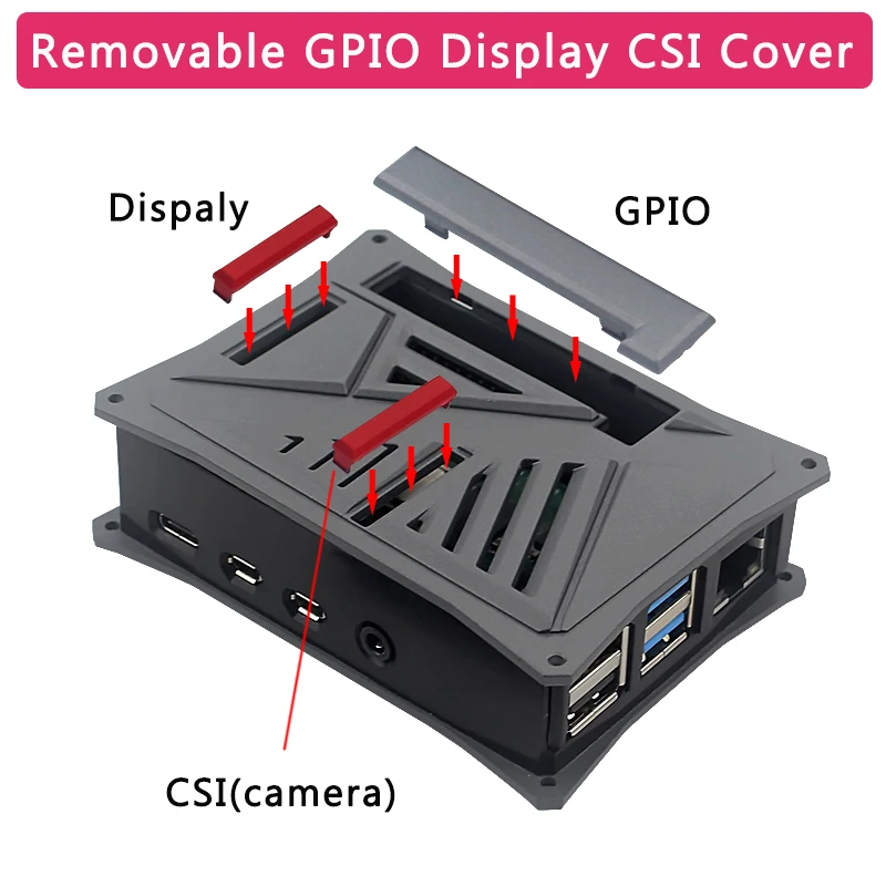 Оригинальный комплект Raspberry Pi 4 Model B Великобритания ОЗУ 2 8 ГБ чехол из АБС пластика