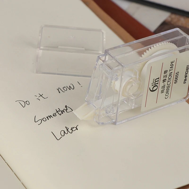 

1pc Correction Tape 6m Student Stationery High-capacity Modify Tape School Supplies