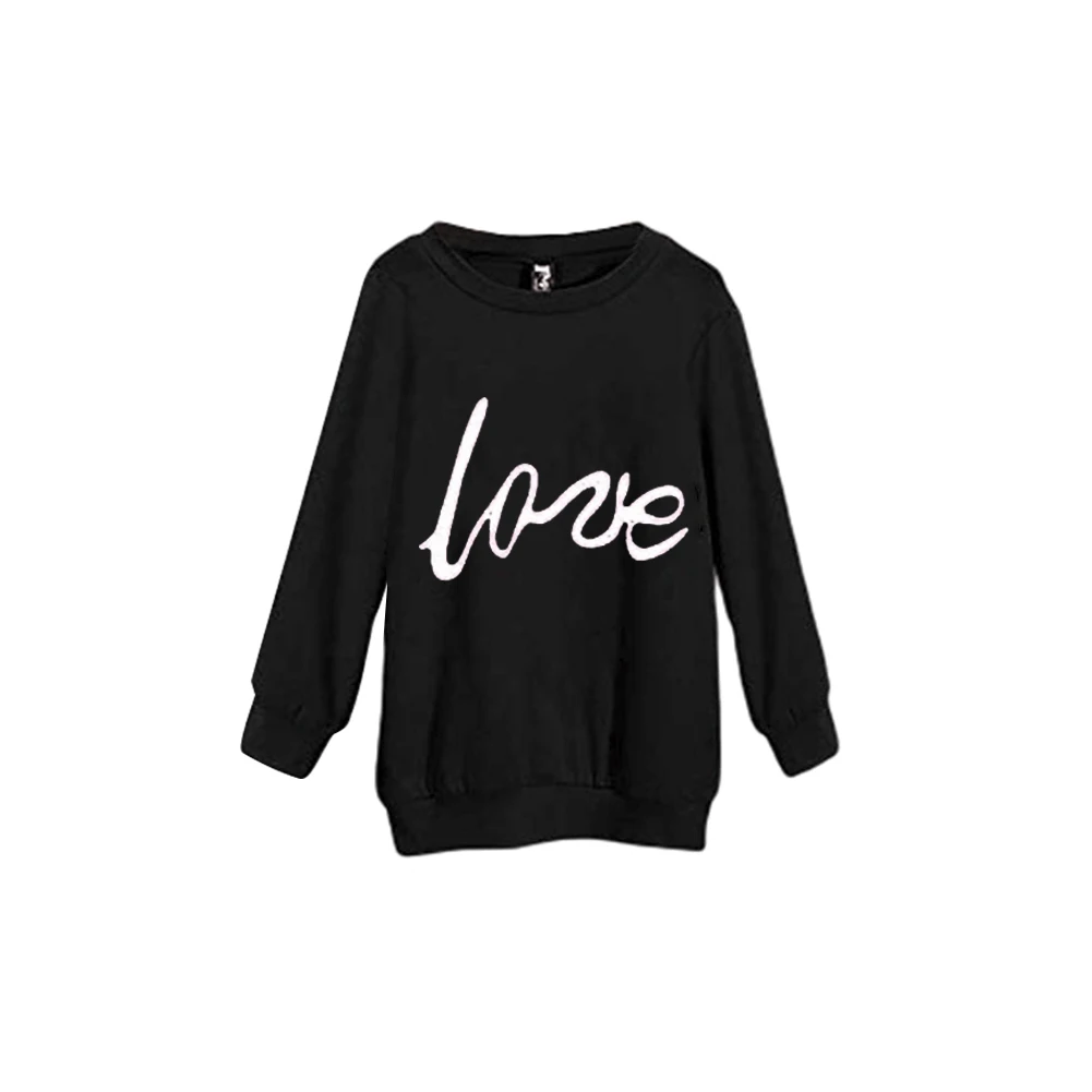 

Autumn Spring Round Neck Letter Print Sweater Parent-child Wear Family Matching Outfits Mother Daughter Adult Baby Girl Clothes