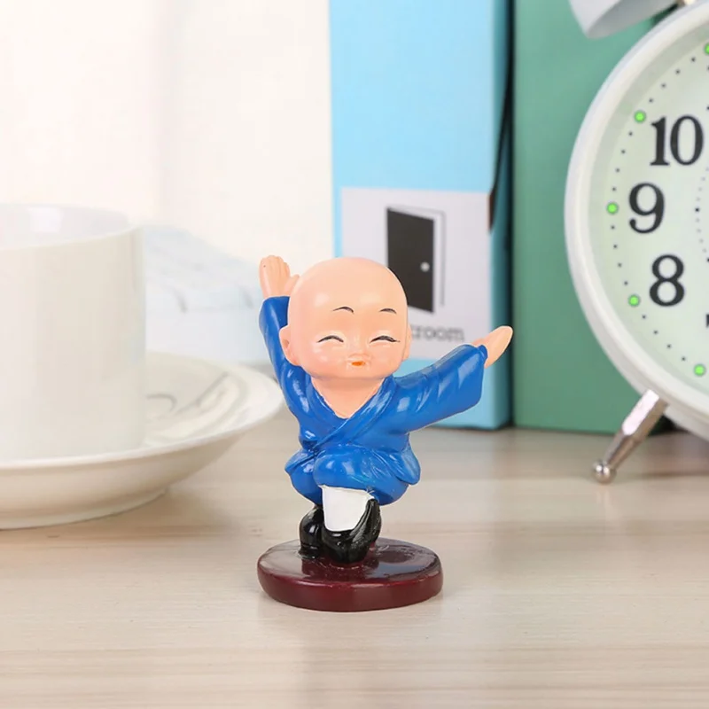 4 шт./компл. милый маленький подарок Маленькая статуэтки монахов кукольный