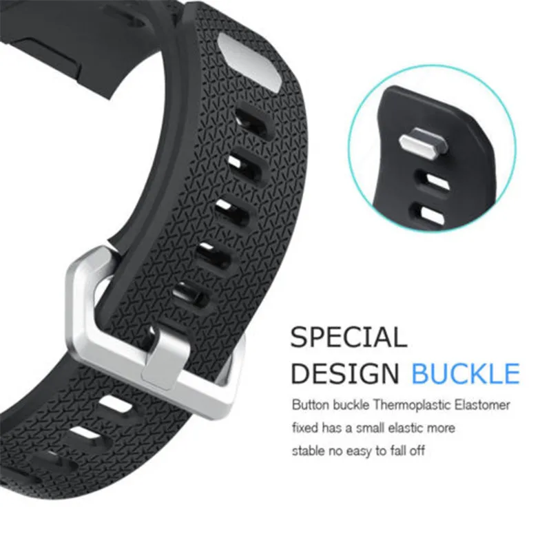 Новый мягкий спортивный силиконовый сменный ремешок для Fitbit ионный умный