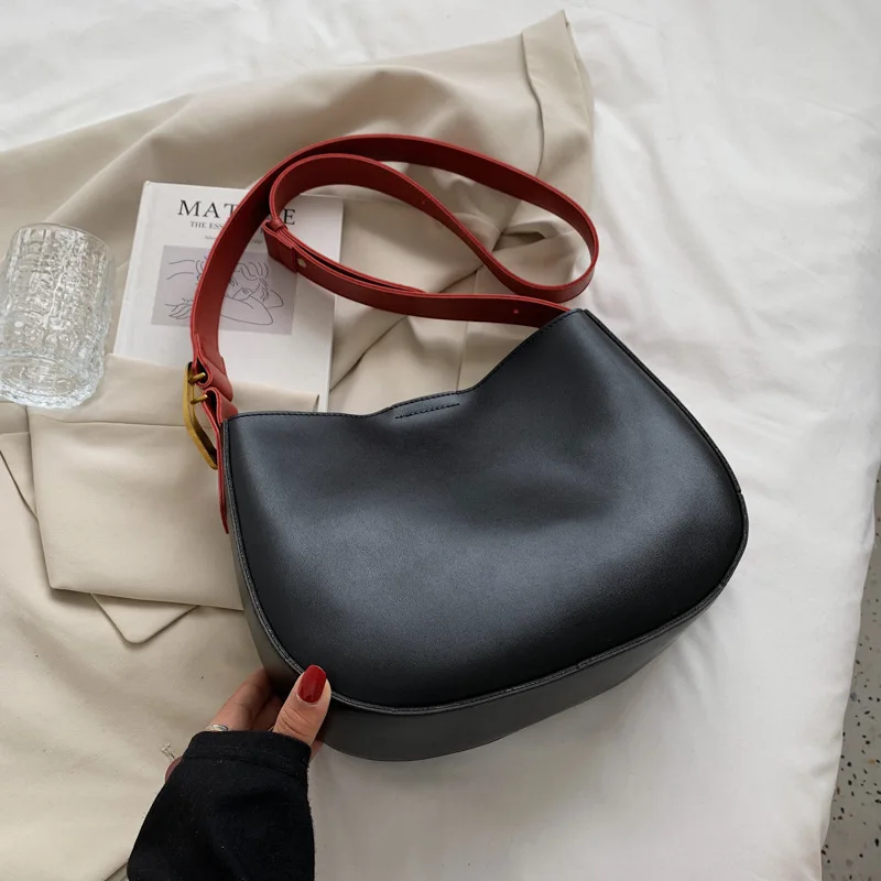 

Messenger Bag Texture Single Shoulder Lady Bag 2021 New Autumn and Winter Fashion Portable Simple Broadband Small Square Bag