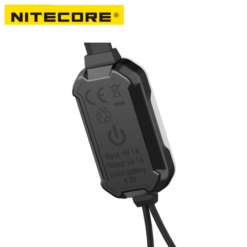 NITECORE LC10 portable magnetic outdoor USB charger for cylinder rechargeable Li-ion battery 1A MAX DC 5V with sensor light | Лампы и