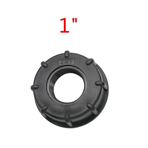 Black 1/" 3/4" " Женская резьба до 60 мм Женская резьба IBC бачный соединитель клапана переходник для крана трубка для полива сада соединительные инструменты - Цвет: Black
