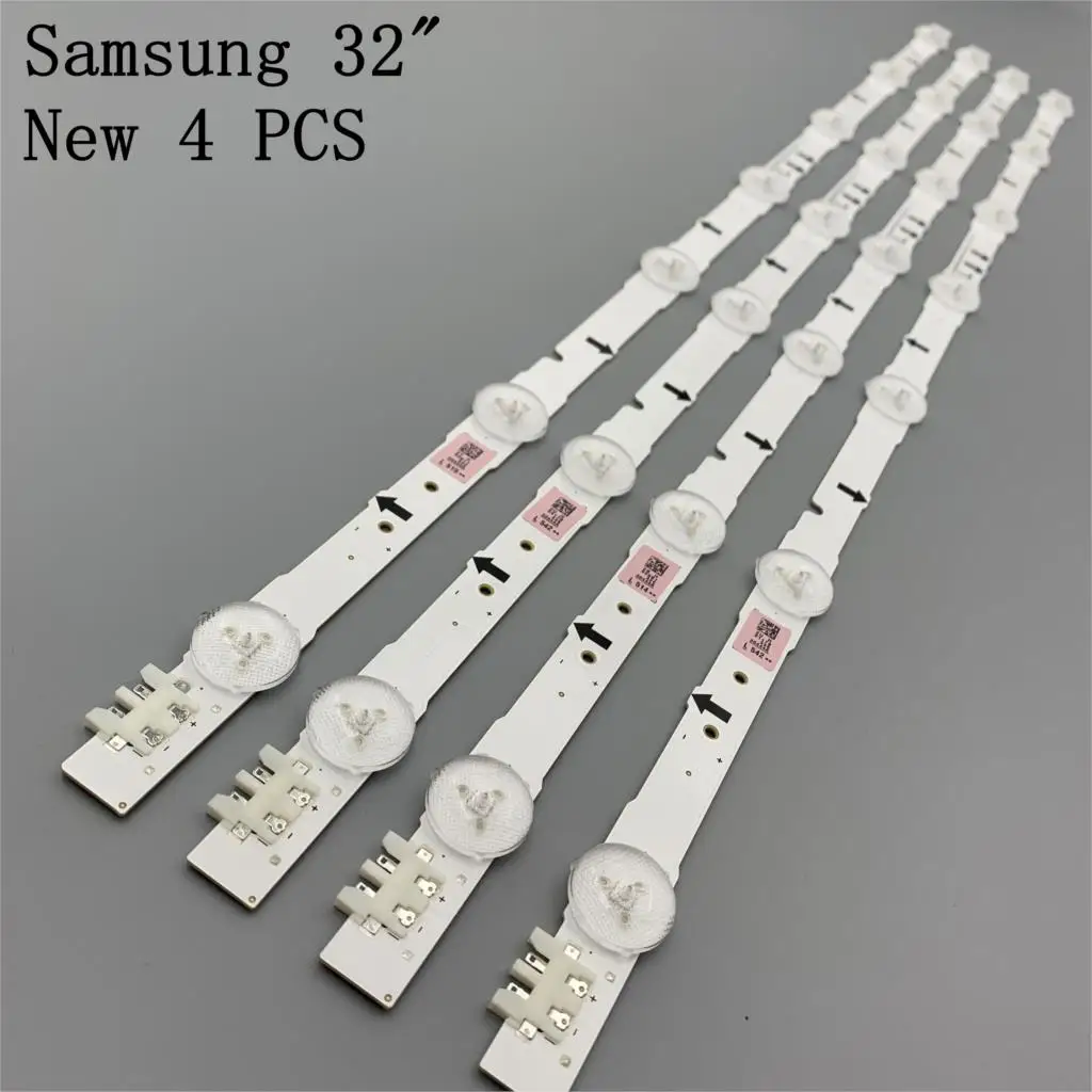 

New 4 PCS 7LED 647mm LED backlight strip for Samsung UE32J5500AK D4GE-320DC1-R2 D4GE-320DC1-R1 Bn96-30443A 30442A 2014SVS32FHD